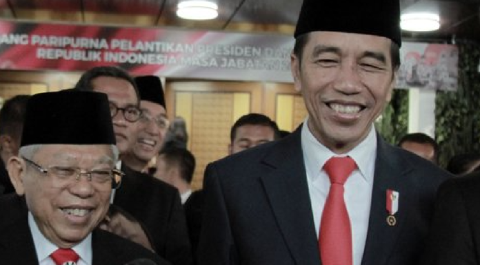 Presiden Joko Widodo dengan Wakil Presiden Ma&#Array;ruf Amin