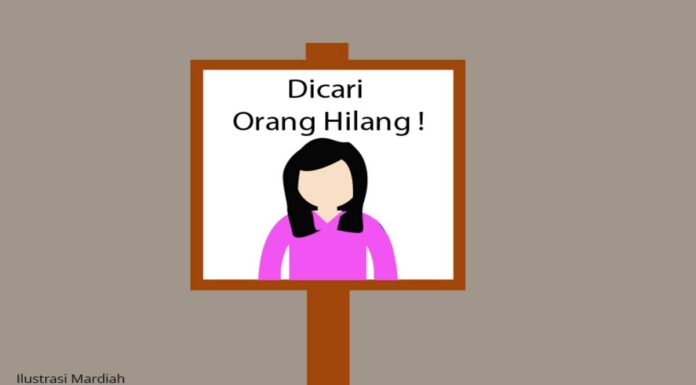 Viral di Media Sosial, Gadis Cantik Asal Wonogiri Dikabarkan Hilang Ilustrasi seorang gadis menghilang