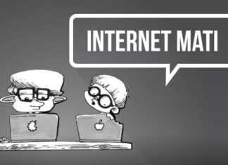 Ilustrasi internet mati