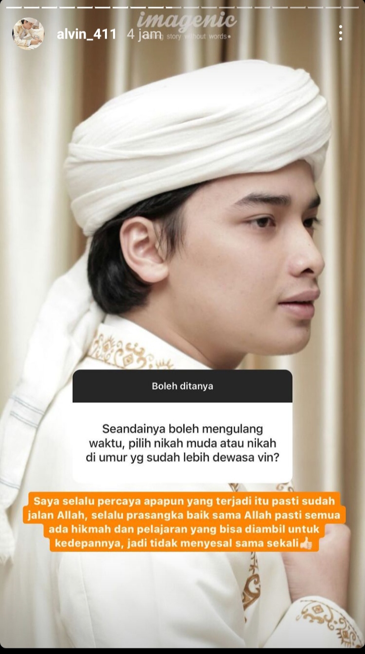 Ditanya Andai Bisa Ulang Waktu Pilih Nikah Muda atau Tidak, Ini Jawaban Anak Ustaz Arifin Ilham