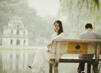 Ilustrasi pasangan bertengkar