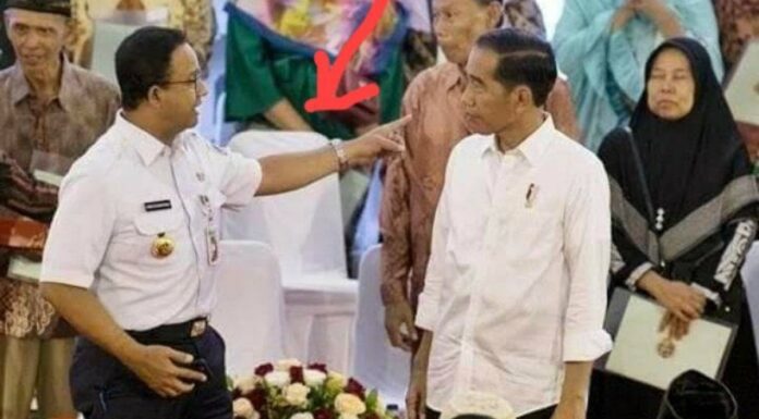 Anies tunjuka muka Jokowi