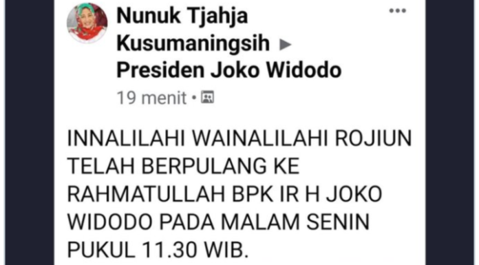Jokowi Meninggal