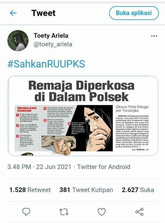 Seorang Polisi Diduga Perkosa Anak di Bawah Umur, Netizen Murka: Biadab, Kejam Bener!