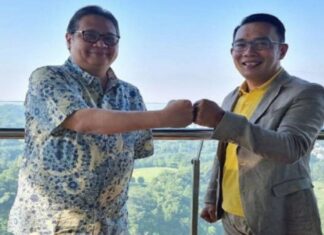 Ridwan Kamil dan Airlangga Hartarto