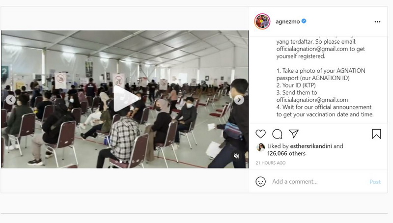 Baik Hati Banget, Agnez Mo Dirikan Klinik Vaksin Corona untuk Masyarakat tapi Boleh Gak Sih?