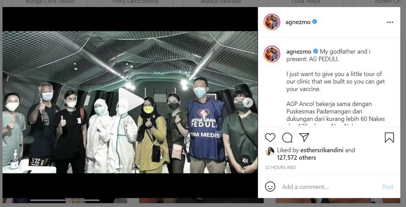 Baik Hati Banget, Agnez Mo Dirikan Klinik Vaksin Corona untuk Masyarakat tapi Boleh Gak Sih?