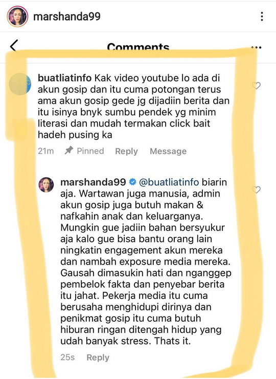 Marshanda Dulu Dibilang Gila, Sekarang Dipuji Warganet karena Ini