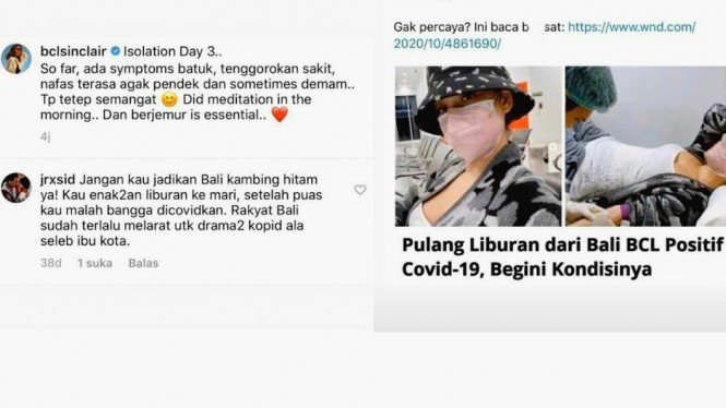 Perseteruan Jerinx dan BCL di Instagram Berlanjut, Jerinx Tantang BCL Ungkap Kondisinya