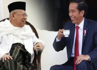 Jokowi dan Ma&#Array;ruf Amin