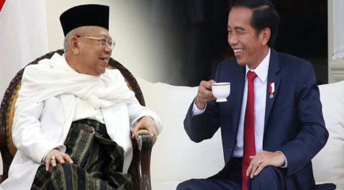 Jokowi Minta Masyarakat Tinggal di Rumah, Ma'ruf Amin Ajak Berwisata Jokowi dan Ma&#Array;ruf Amin
