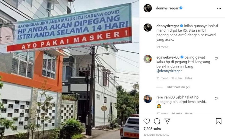 Gak Serius Melulu, Denny Siregar Juga Bisa Guyon seperti Ini