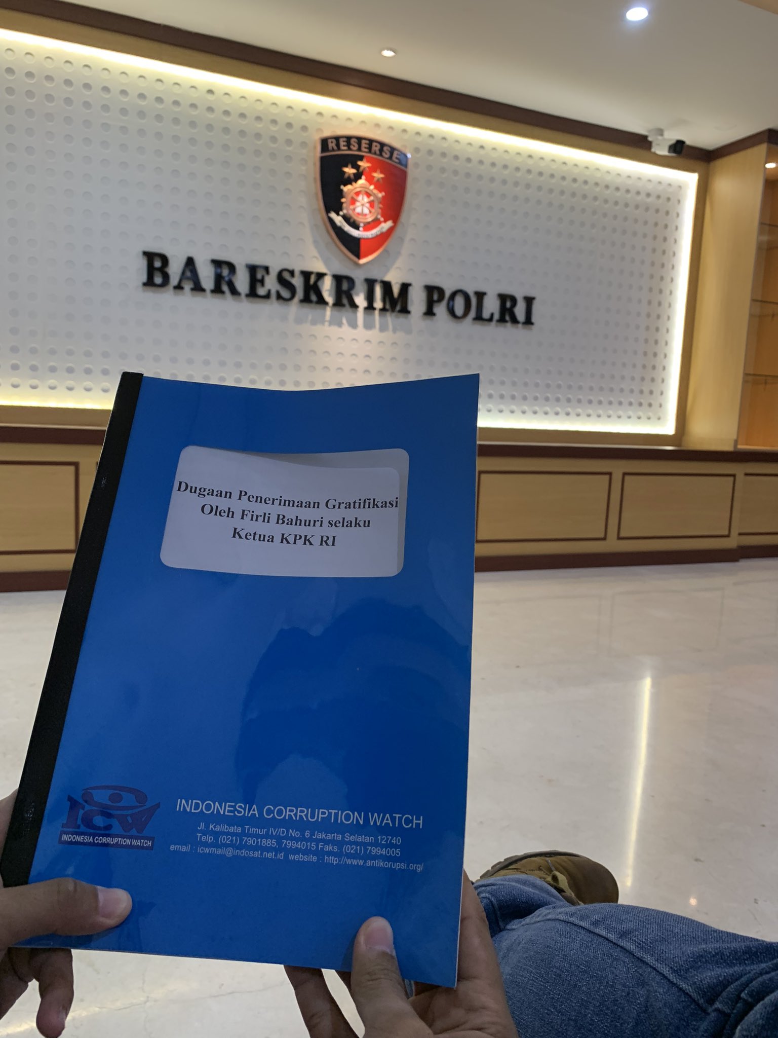 Polemik KPK Terus Berlanjut, ICW Laporkan Firli Bahuri ke Bareskrim Terkait Dugaan Menerima Gratifikasi