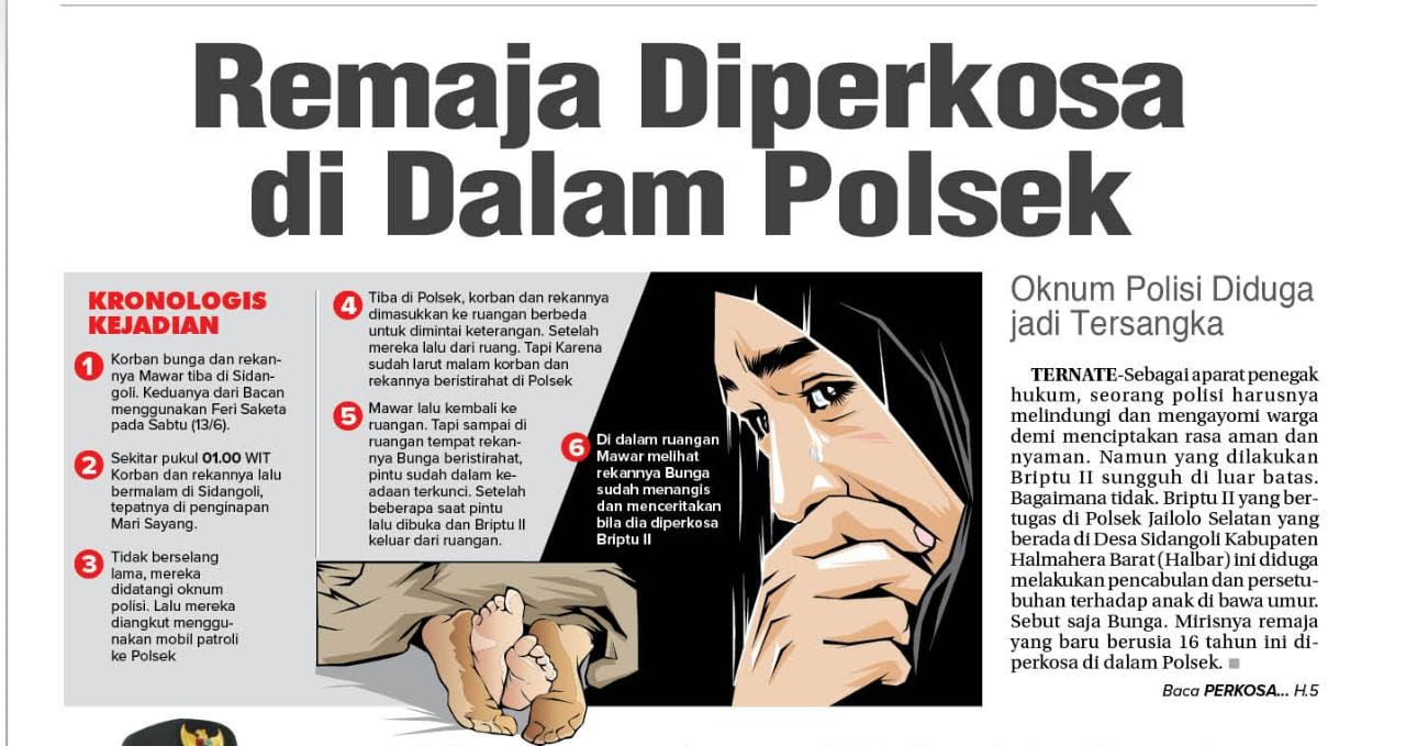 Seorang Polisi Diduga Perkosa Anak di Bawah Umur, Netizen Murka: Biadab, Kejam Bener!