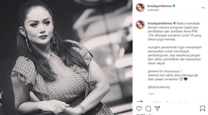 Ini Permintaan Krisdayanti kepada Pemerintah Terkait Pajak Sembako