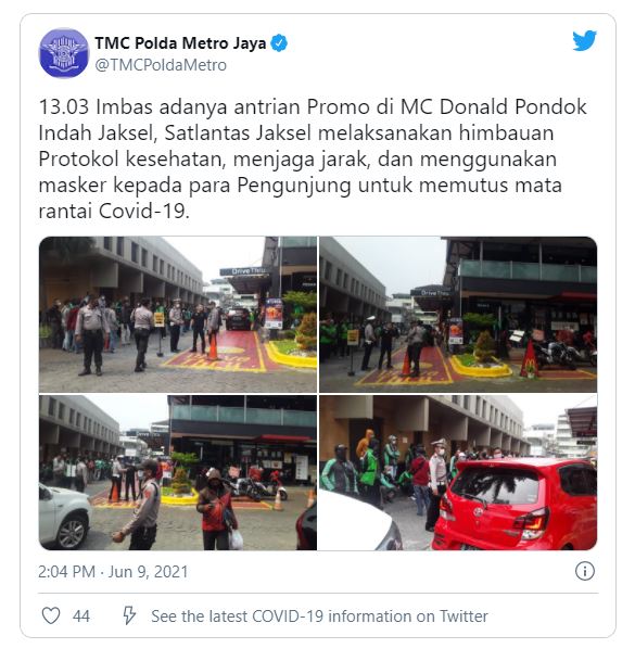 Lantaran BTS Gerai McDonalds Gambir Ditutup, Ini Alasannya