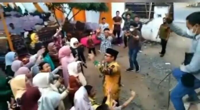 Viral Video Wabup Lampung Tengah Joget Tak Pakai Masker, Dipolisikan Warga