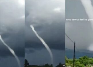 Viral Video Water Spout di Jeneponto, Warganet: Subhanallah!