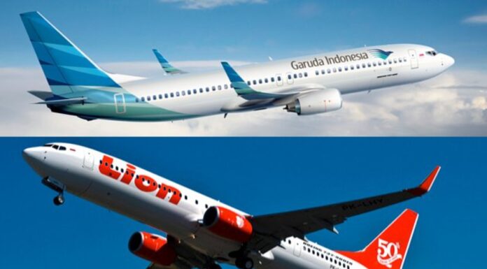Lion Air dan Garuda Indonesia