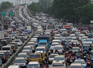 Ilustrasi macet jakarta