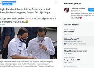 Rocky Gerung bilang jika ingin pandemi berakhir Anies harus jadi presiden, warganet: DKI aja gagal!