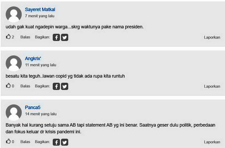 Anies Minta Warga Bersatu Lawan Covid di Bawah Komando Jokowi, Netizen: Jurus Ngelak!
