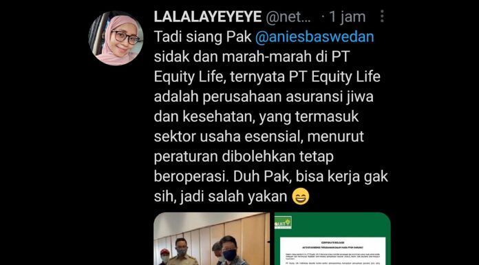 Cuitan netizen