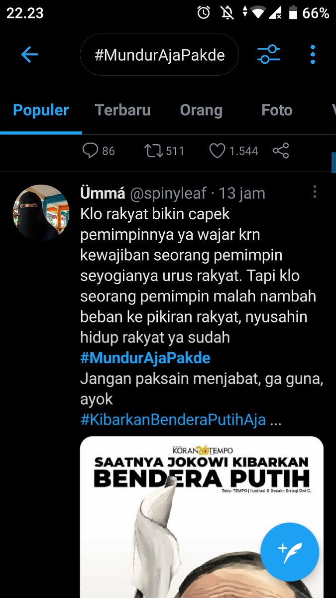 Trending Tagar 'Mundur Aja Pakde' di Twitter, Netizen: Jangan Paksain Menjabat