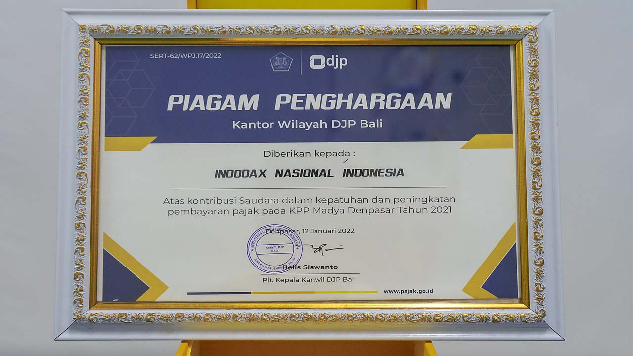 Indodax Terima Penghargaan Patuh Pajak dari DJP Kementrian Keuangan