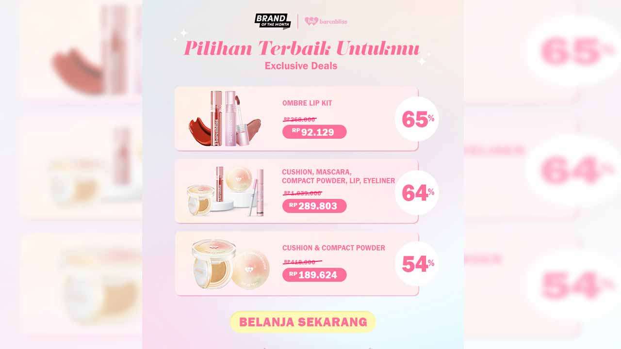 Tips Memilih Perpaduan Warna Ombre Lips dengan barenbliss, Tiktok Brand of the Month yang Bagi-bagi Miliaran Rupiah