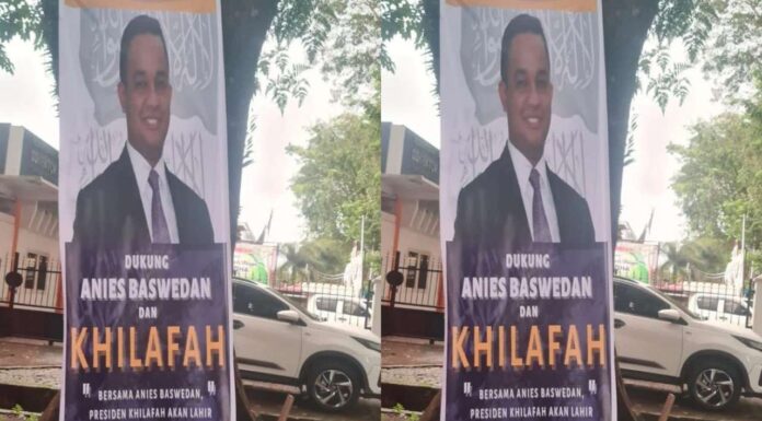 baliho anies khilafah