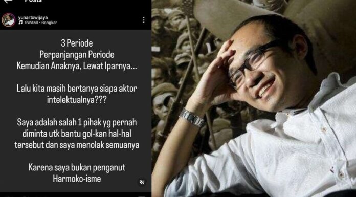 Yunarto Singgung Aktor Intelektual Dinasti Jokowi, Pendukung Ganjar Kini Melawan Alat Negara yunarto wijaya