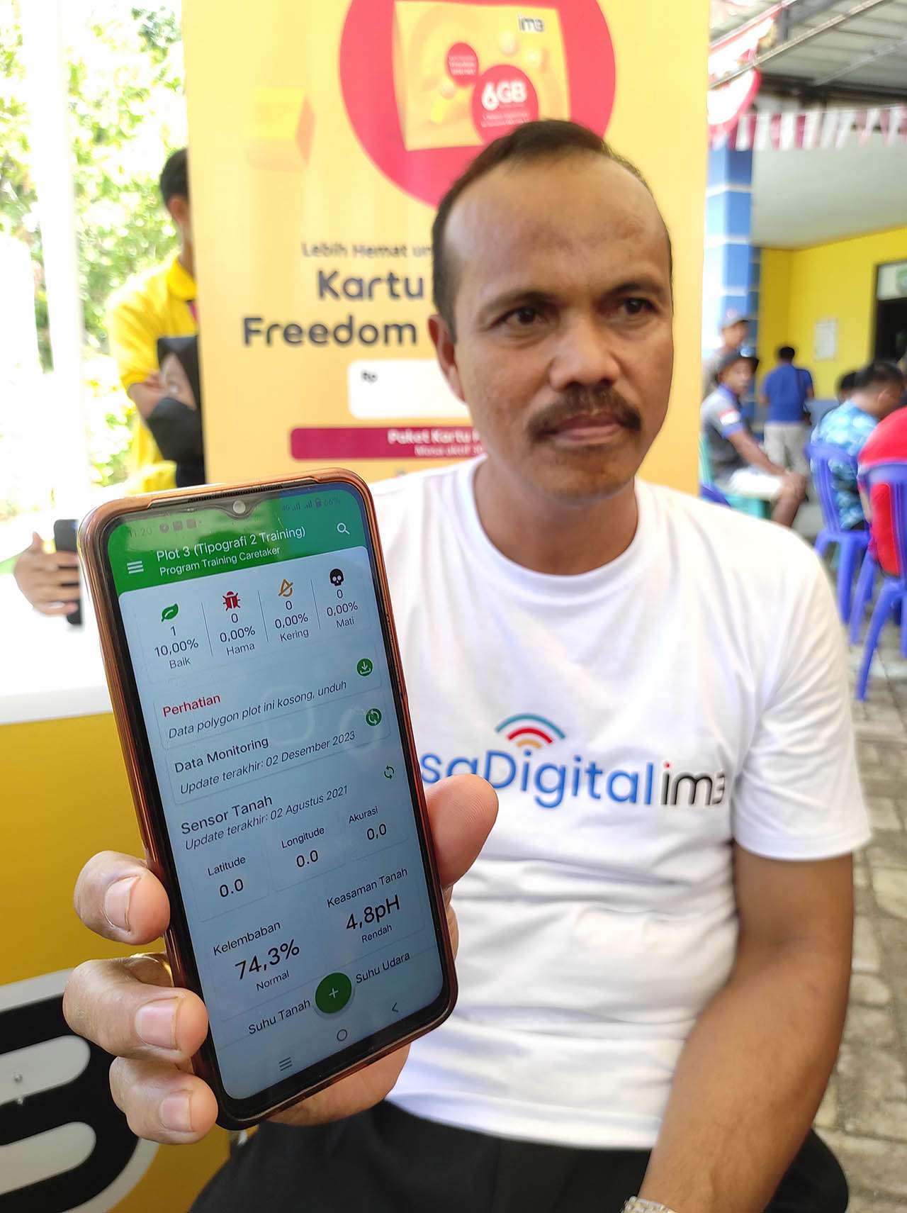 Ketika Warga Pesisir Bisa Memantau Tanaman Mangrove lewat Jaringan Indosat