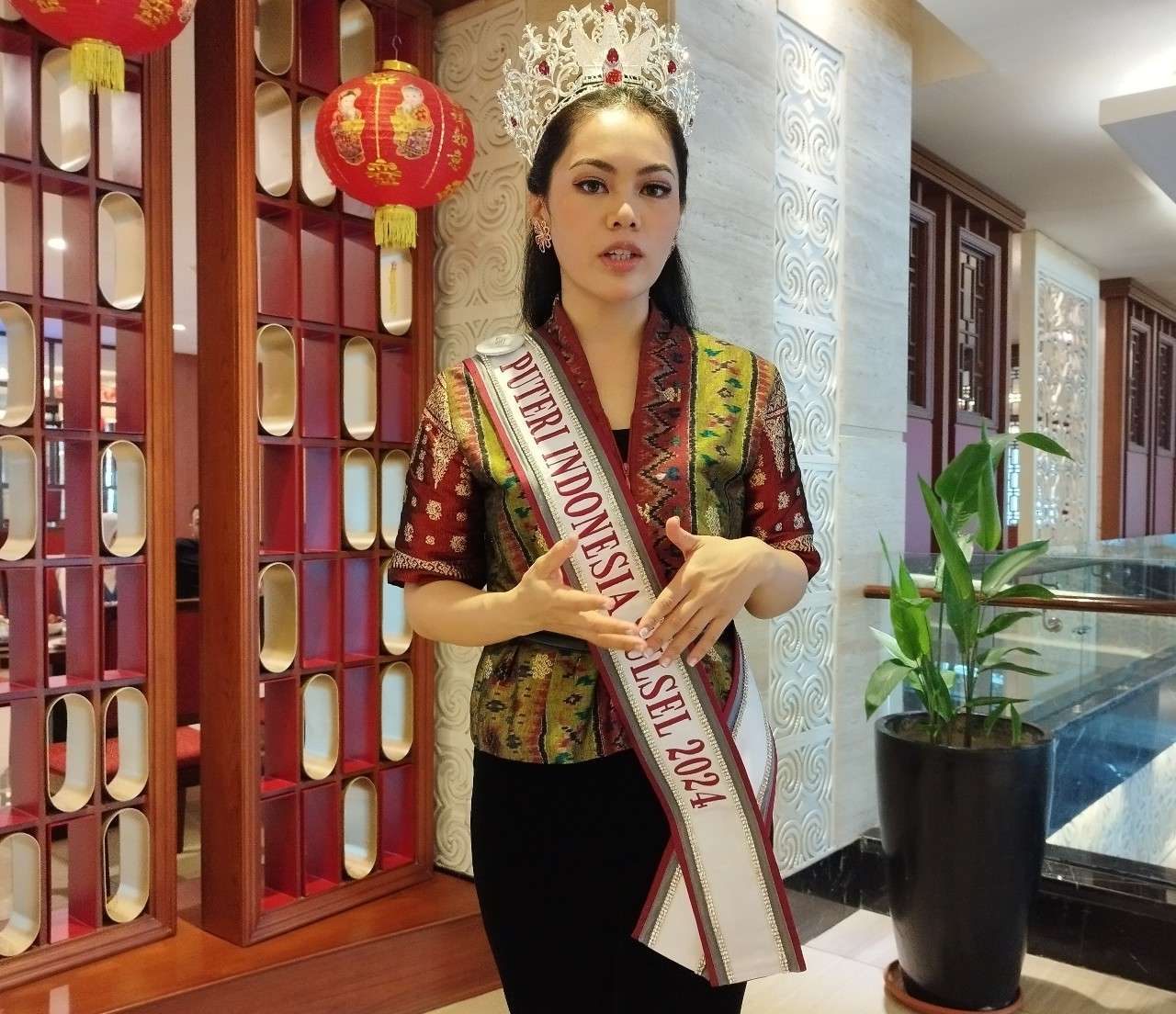 Dukung Chelsea Beatrix Putri di Ajang Puteri Indonesia 2024, Ini Pesan Ketua HIPMI Sulsel