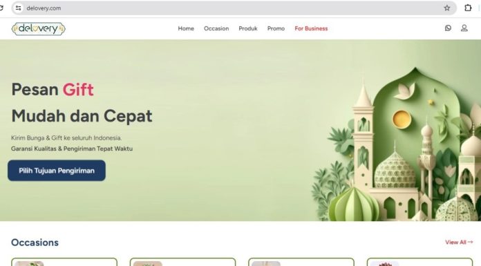 cara belanja bunga online