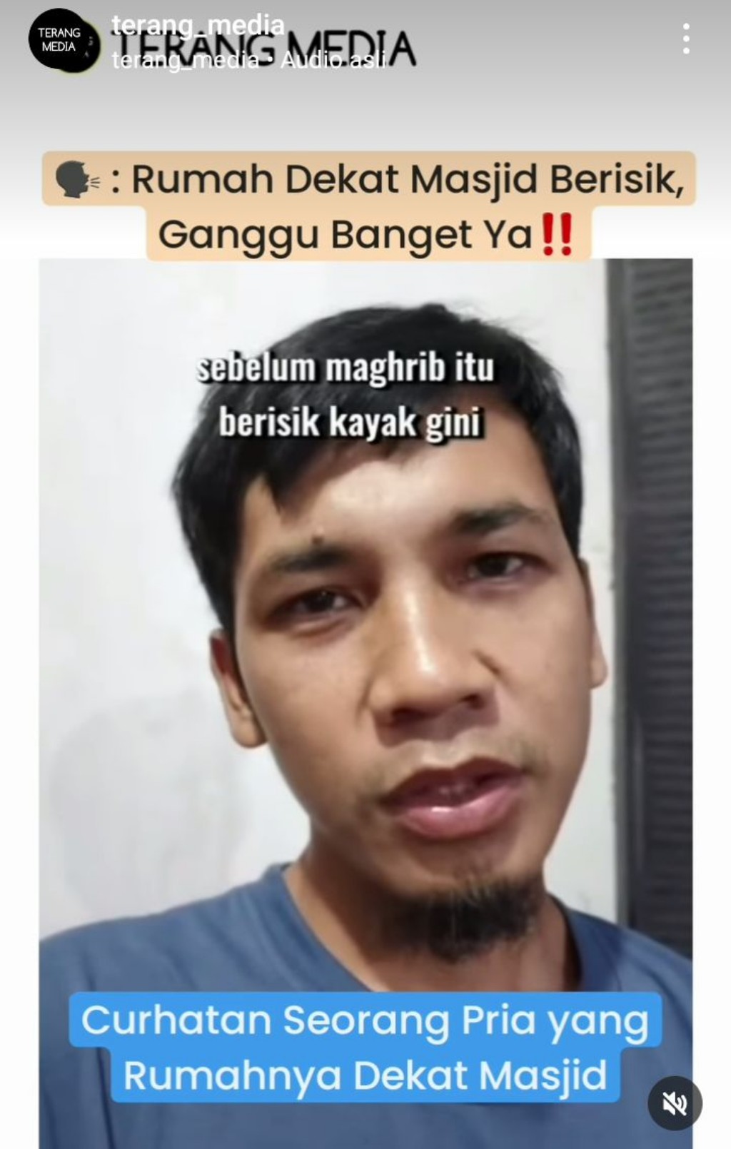 Viral Curhat Pria Tinggal Dekat Masjid: Sore Berisik, Ganggu Banget