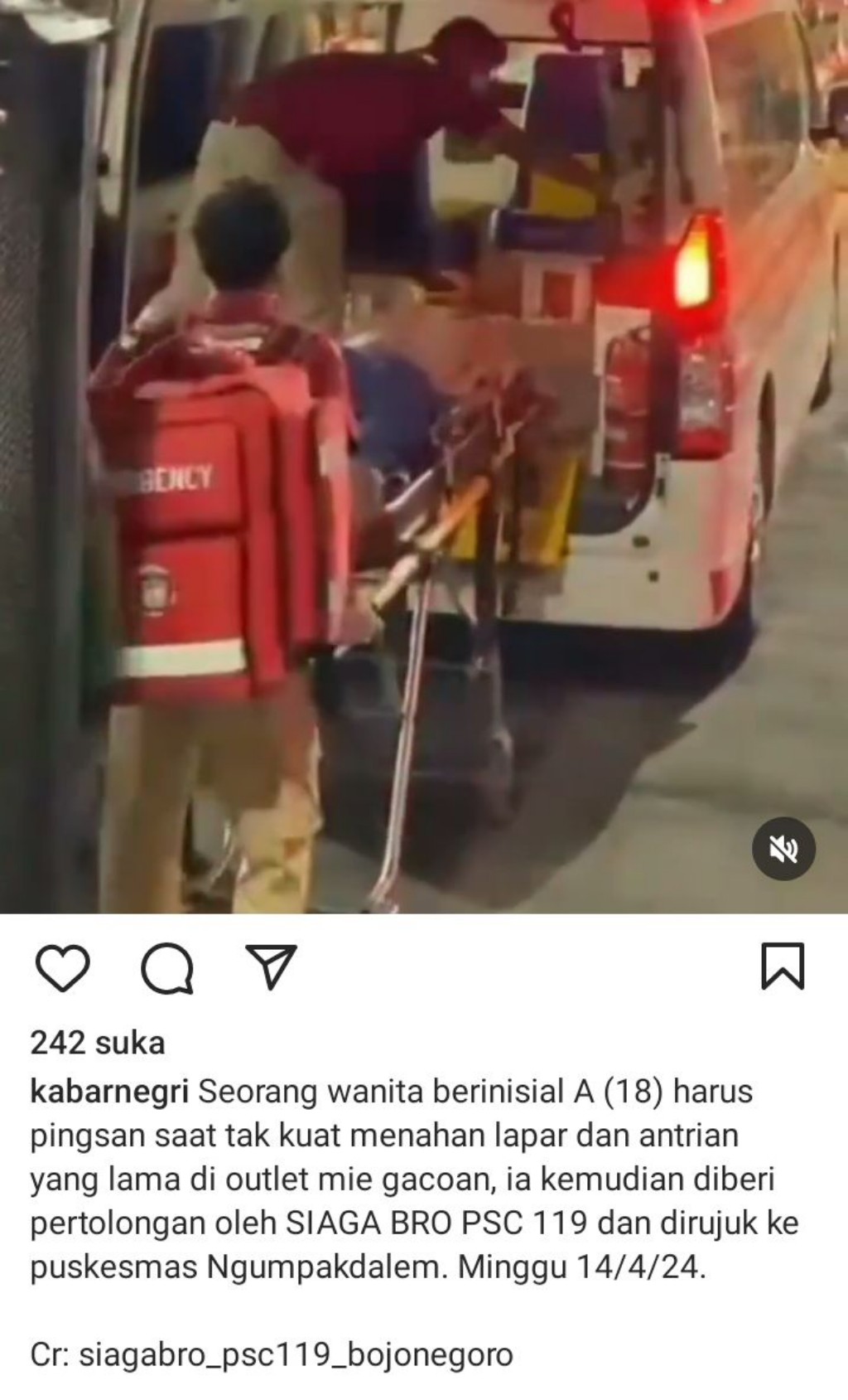 Antre Lama, Wanita Pengunjung Mie Gacoan Pingsan Diduga Tak Kuat Tahan Lapar