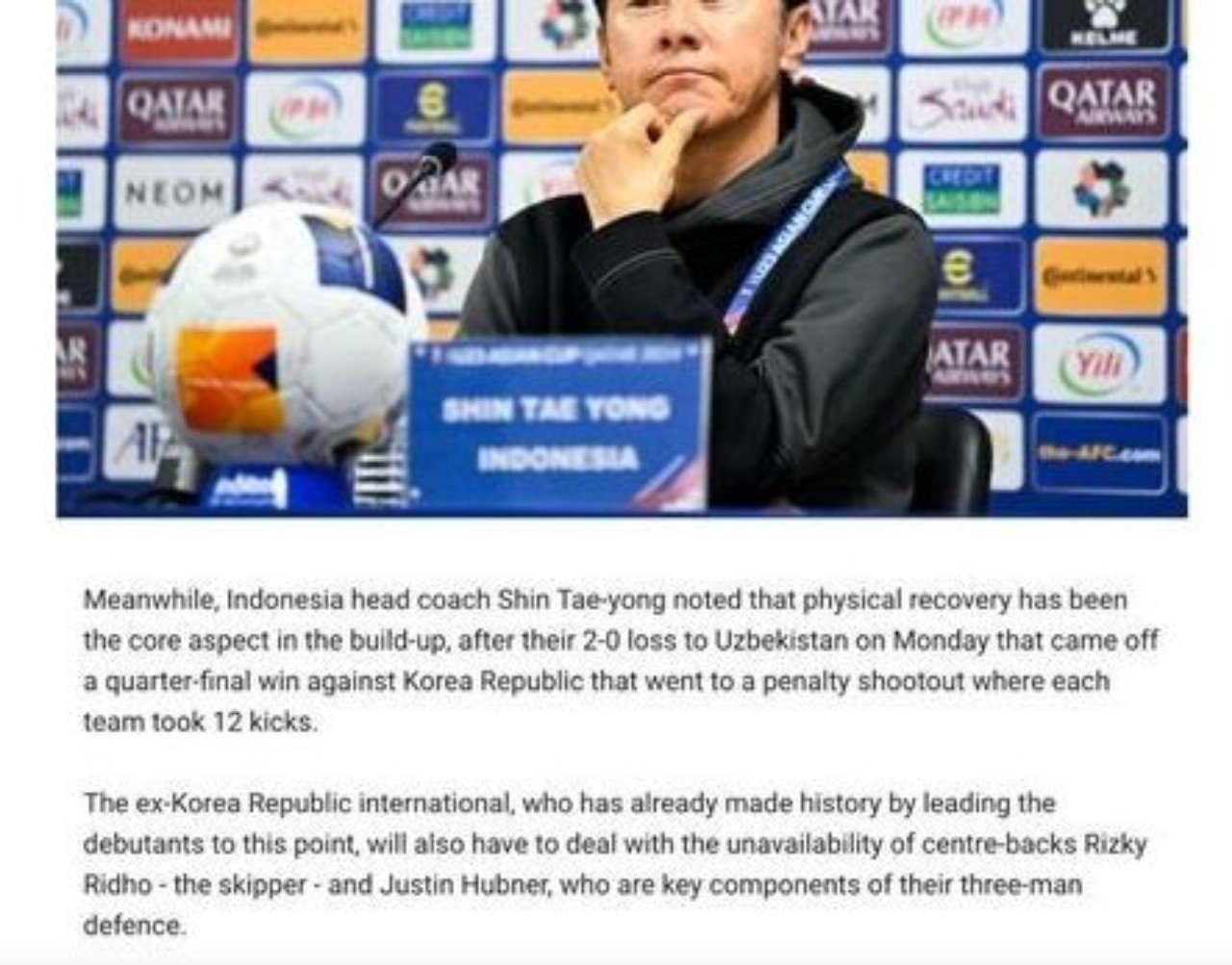 AFC Sebut Justin Hubner Absen di Laga Indonesia vs Irak, Diralat Usai Viral
