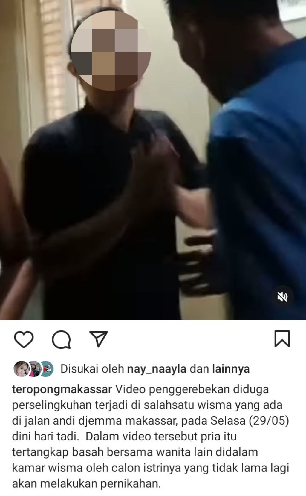 Pergoki Calon Suami Selingkuh, Wanita di Makassar: Saya Sudah Biayaiko
