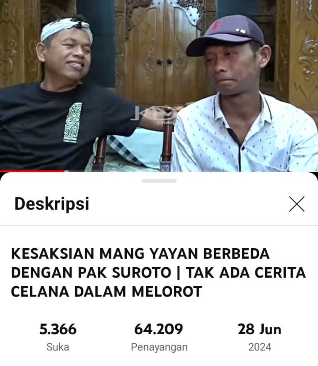 Beda dengan Suroto, Kesaksian Yayan Sebut Celana Dalam Vina Cirebon Tak Melorot