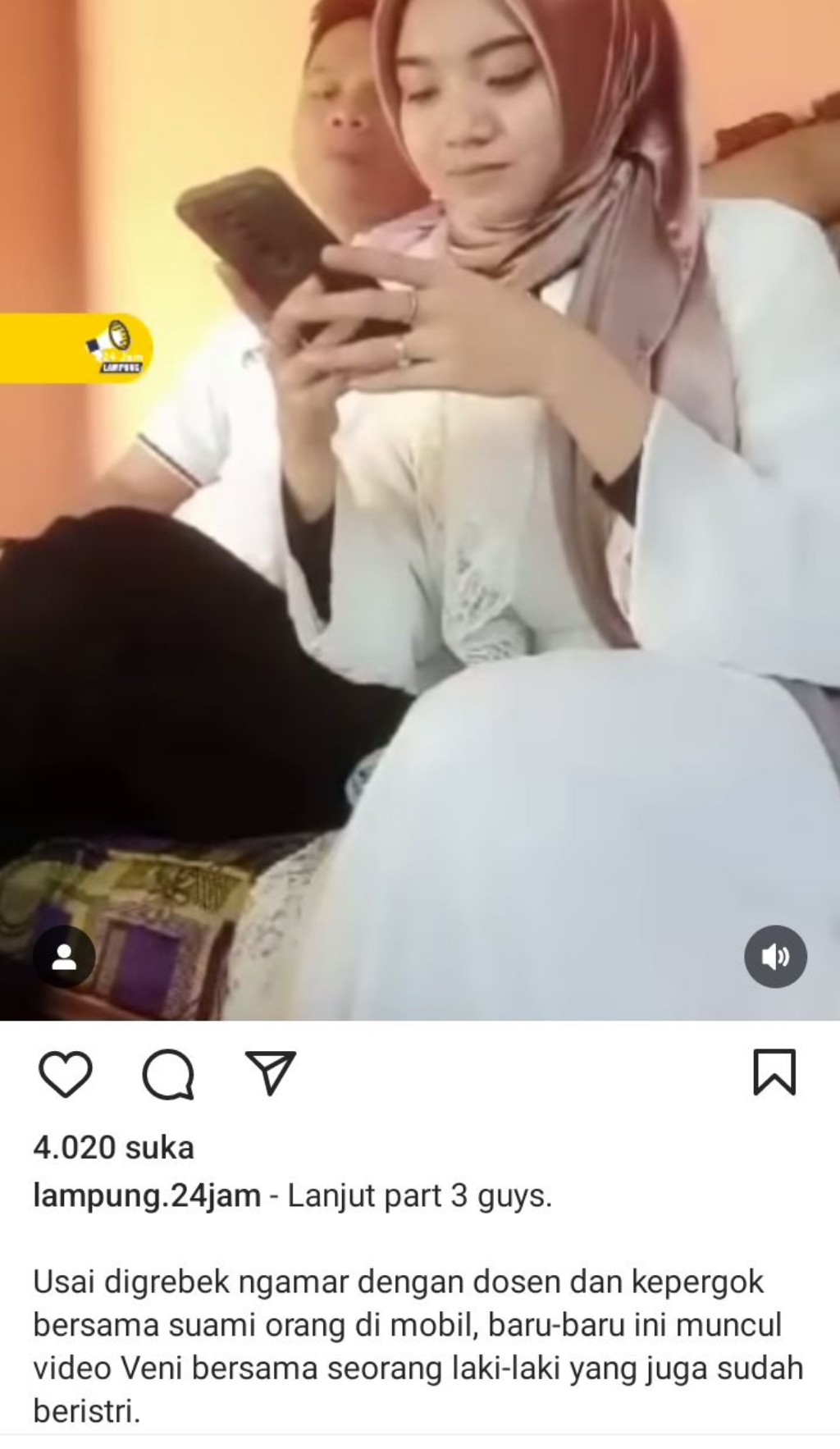 Lagi, Veni Oktaviana Diduga Rebut Suami Orang Usai Kepergok dengan Dosen dan Pria Beristri