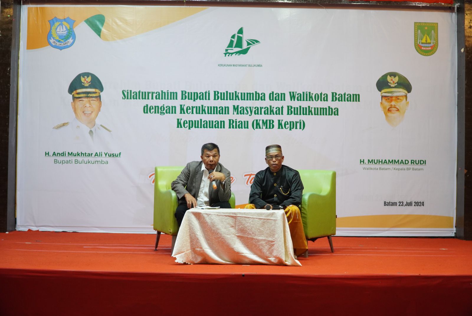 Bupati Andi Utta Ajak KMB Kepri Jadi Fasilitator Akan Potensi Daerah di Tanah Rantau