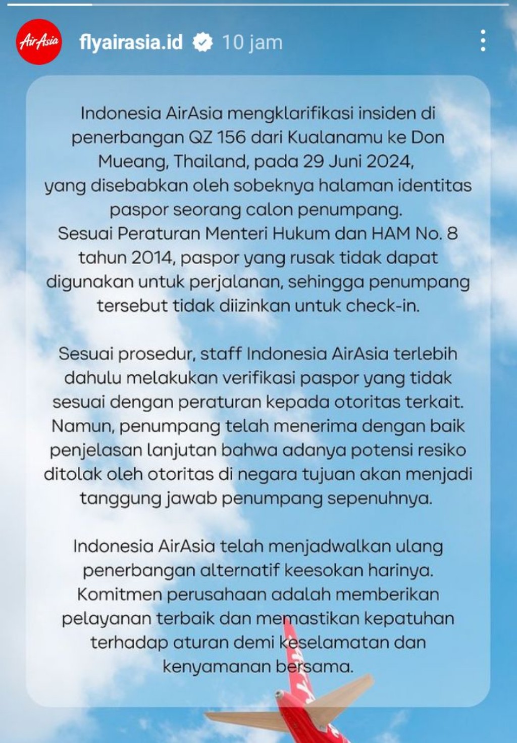 Selebgram Cut Melisa Gagal Terbang Gegara Paspor Lecet, Air Asia Angkat Bicara