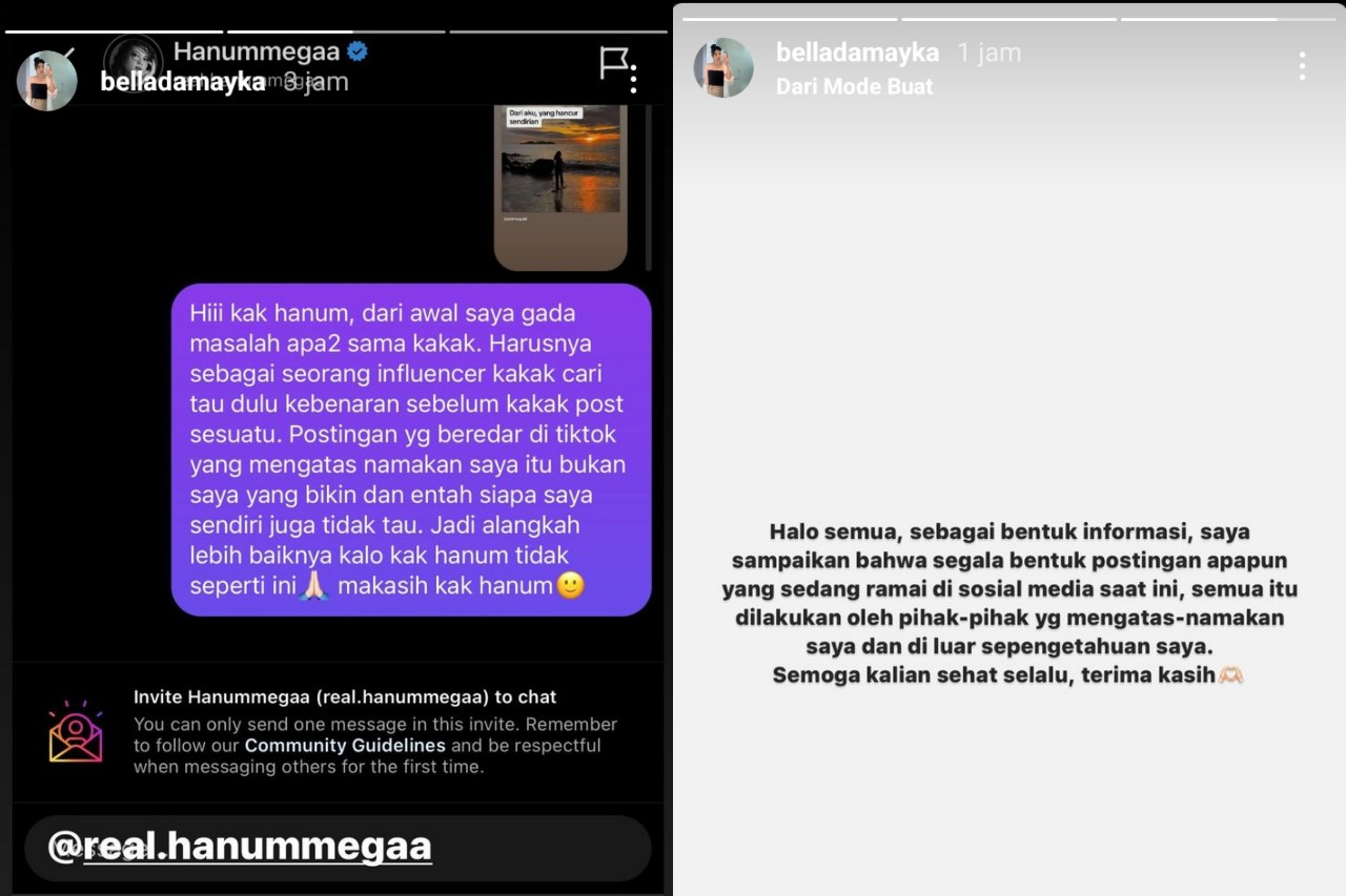 Pernah Selingkuh dengan Pilot Citilink, Bella Damaika Bantah Posting Curhat Hidup Hancur