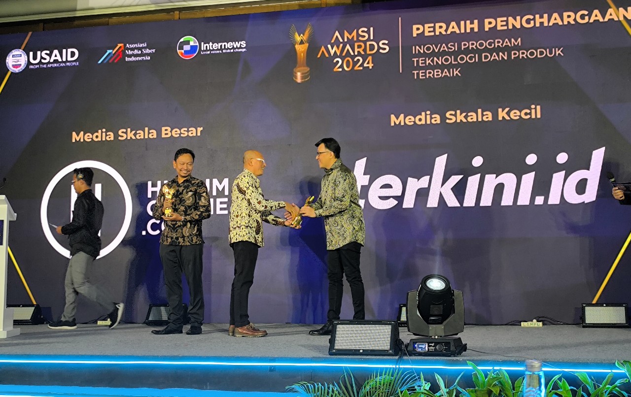 Selamat! Media TERKINI.ID Raih Dua Penghargaan Sekaligus di Ajang AMSI Awards 2024