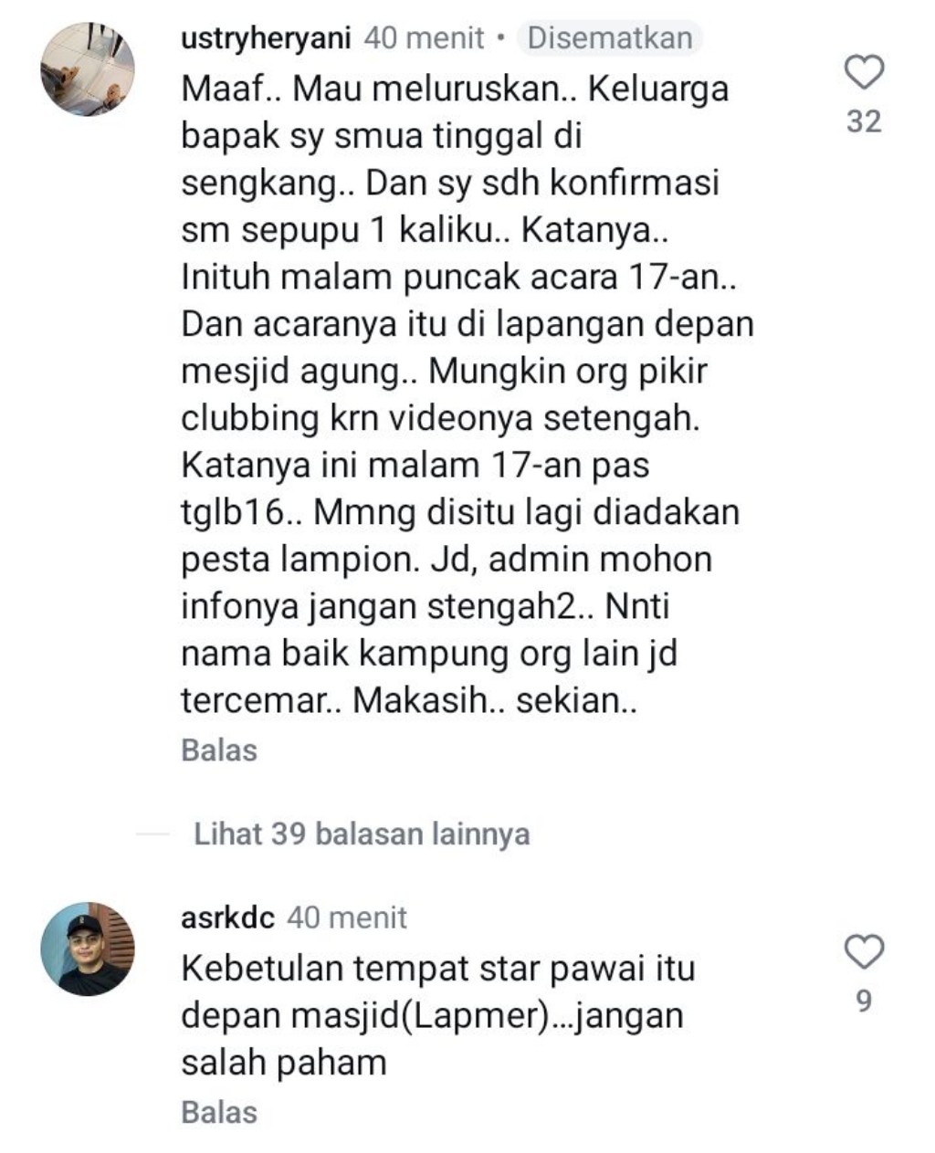 Fakta Halaman Masjid Agung Sengkang Jadi Tempat Dugem, Pesta Rakyat 17 Agustusan