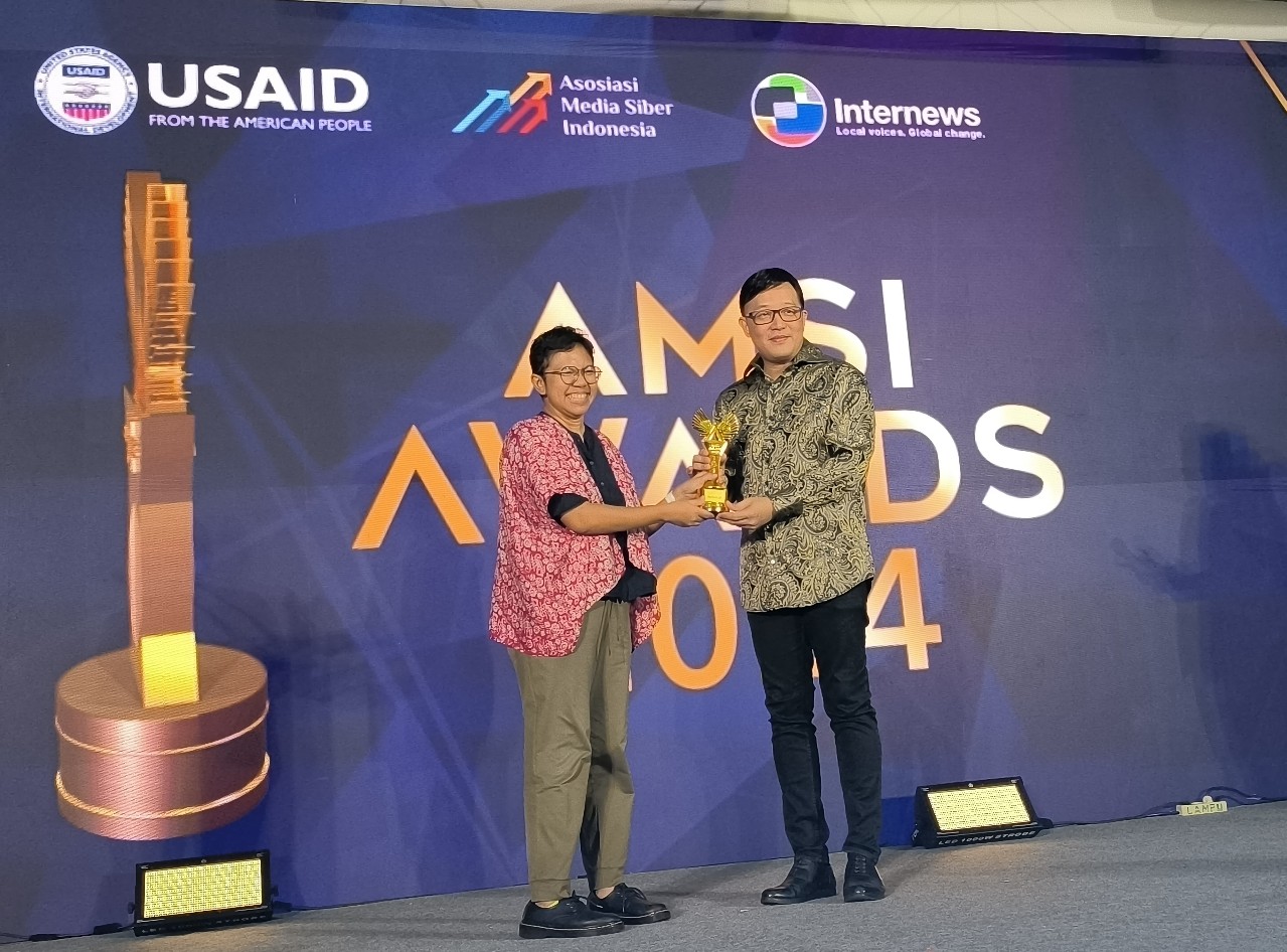 Selamat! Media TERKINI.ID Raih Dua Penghargaan Sekaligus di Ajang AMSI Awards 2024