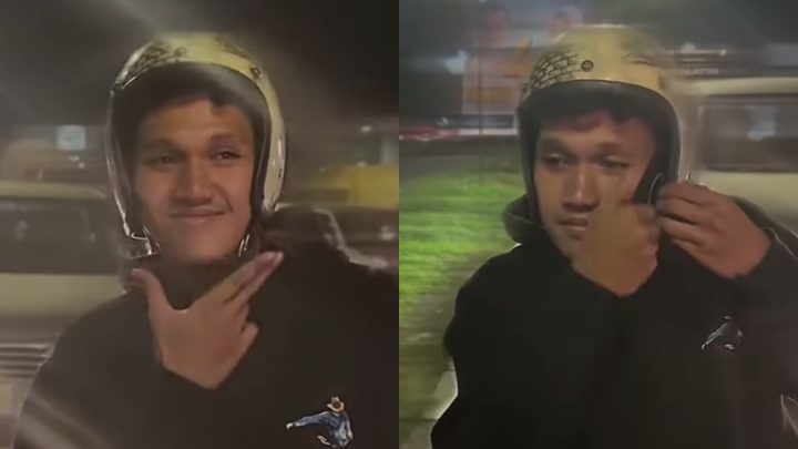 Viral, Pengendara Motor Telepon Bekingan Saat Ditilang Gegara Ugal-Ugalan di Jalan pengendara motor