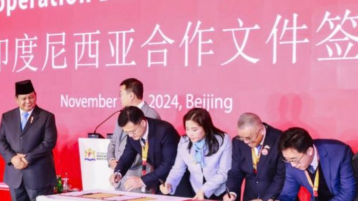 Disaksikan Prabowo, Vale dan GEM Teken Kerjasama Investasi HPAL USD 1,4 Miliar di Beijing vale