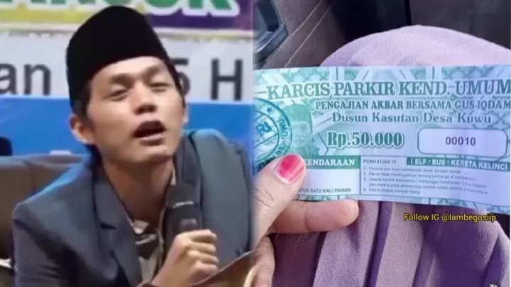 Viral Tarif Parkir Pengajian Gus Iqdam Rp50 Ribu, Netizen: Pemalakan? pengajian gus iqdam